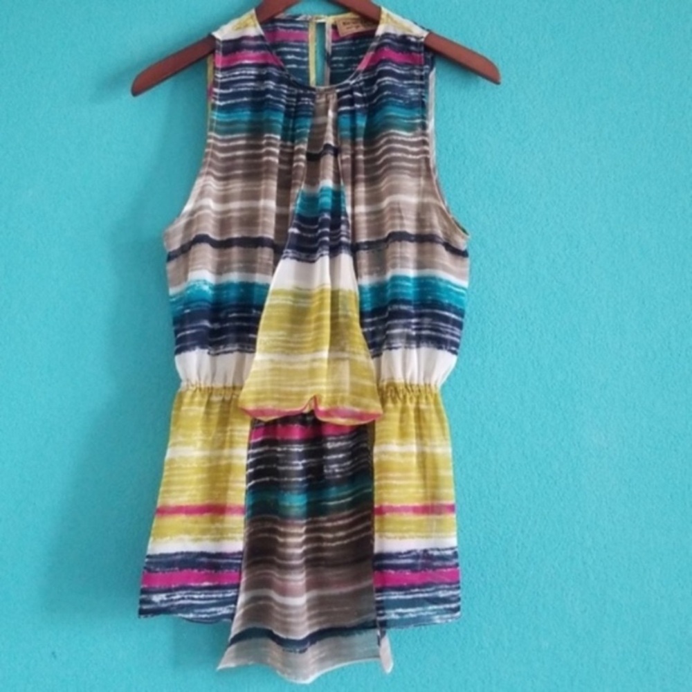 KAREN ZAMBOS Vintage Couture Silk Blouse